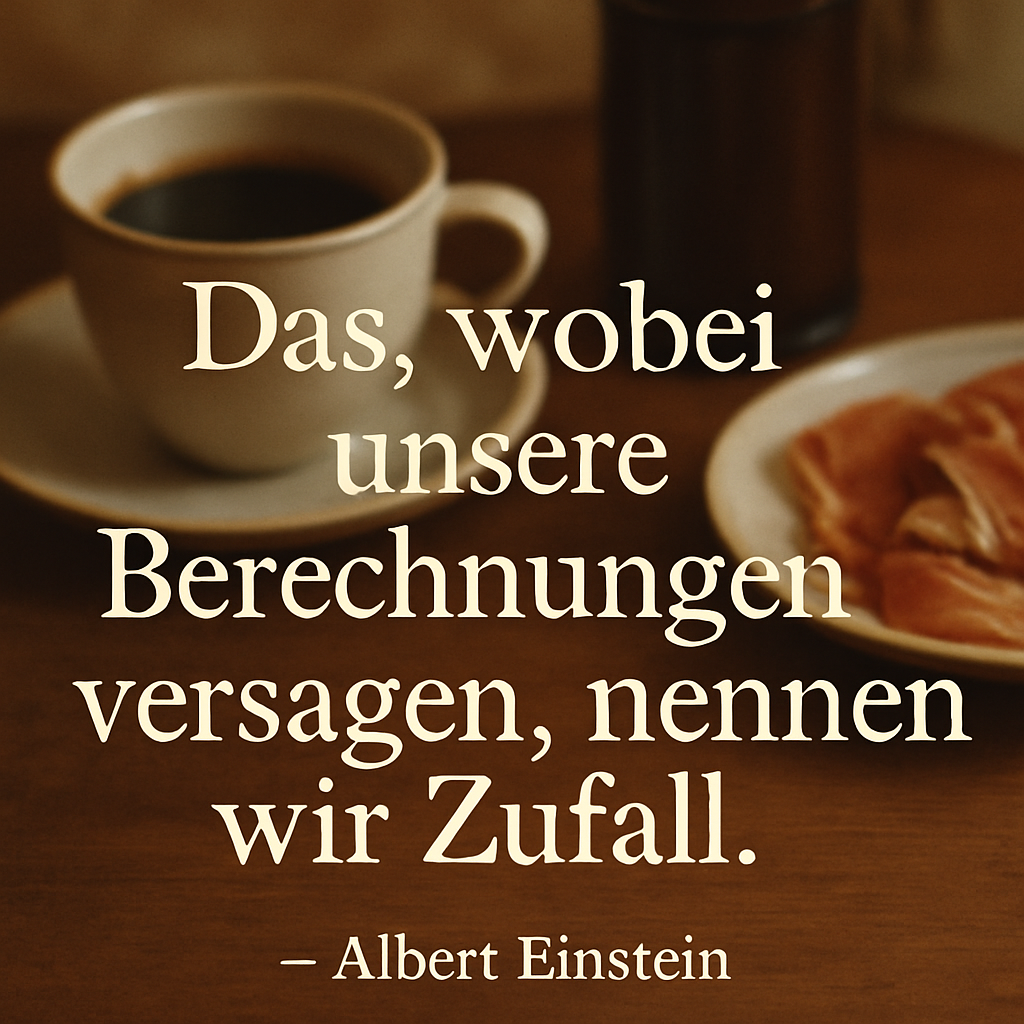 Einstein und der Zufall in der Tasse