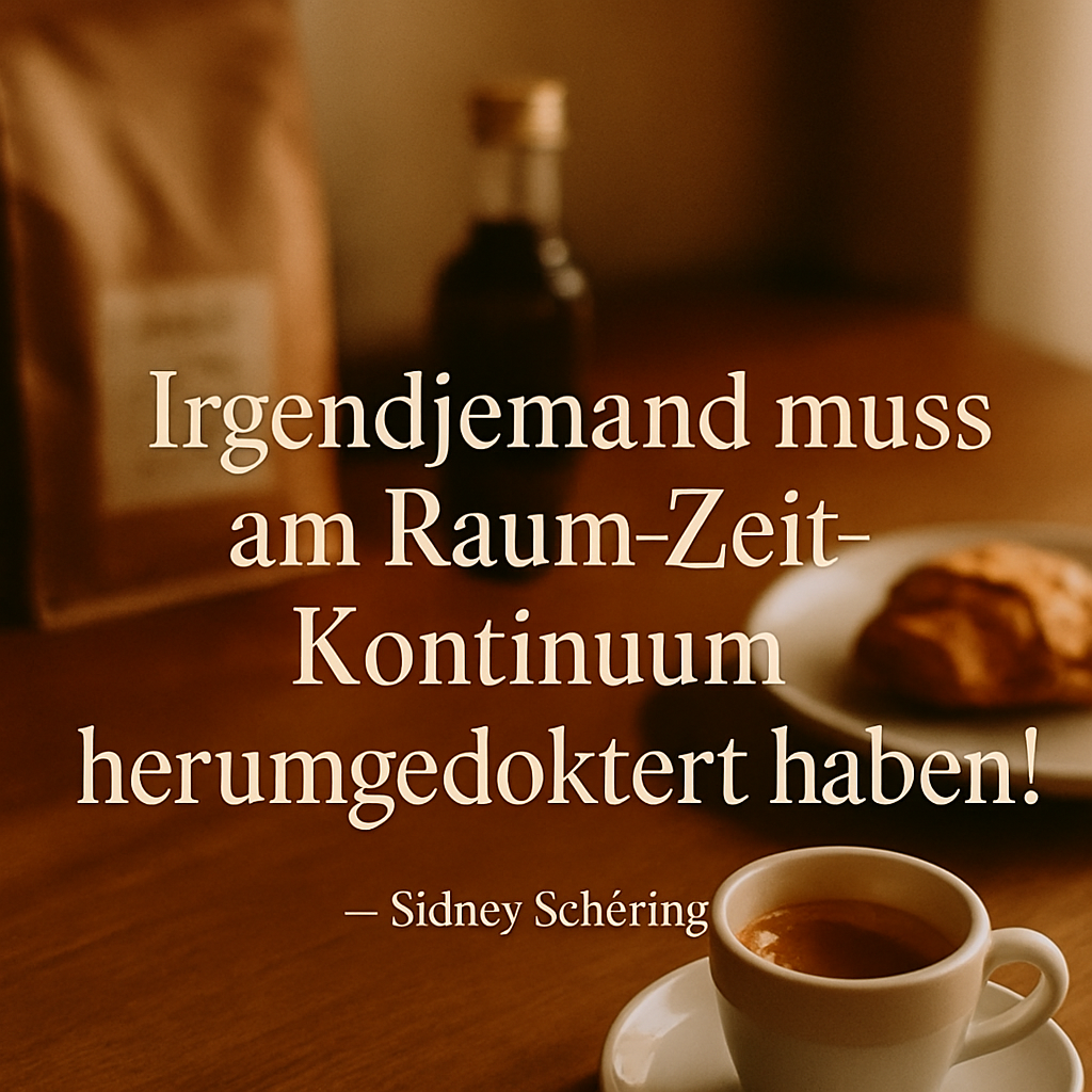 Am Raum-Zeit-Kontinuum herumgedoktert